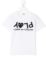 Comme Des Garçons Play Kids t-shirt imprimé - Blanc