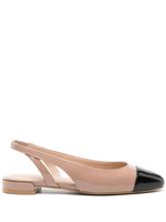 Stuart Weitzman ballerines Sleek Slingbac en cuir - Noir - thumbnail