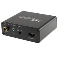 HDV-339 Full HD HDMI naar DVI + Digitale Coax/Analoog Stereo Audio Converter-adapter (zwart)