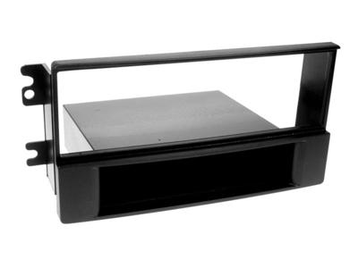 1-DIN Paneel met aflegbakje. Kia Sportage II 2005-2008 Kleur: Zwart