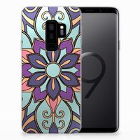 Samsung Galaxy S9 Plus TPU Case Purple Flower - thumbnail