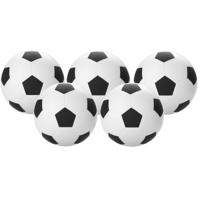 Stressbal - 5x - voetbal - 6 cm - knijpbal - verbeter de focus