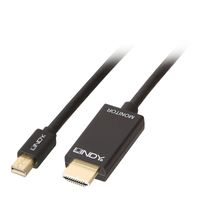 Lindy 36927 Diplayport HDMI Zwart kabeladapter/verloopstukje