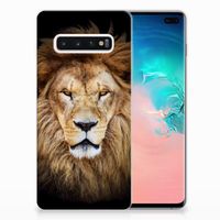 Samsung Galaxy S10 Plus TPU Hoesje Leeuw - thumbnail