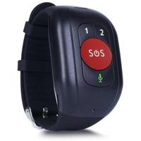 Armband voor ouderen met SOS 4G, GPS, rood LEOTEC