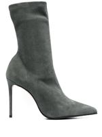 Le Silla bottines Eva 100 mm en daim - Gris