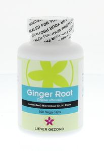 Liever Gezond Ginger root/gember wortel (100 caps)