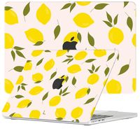 Lunso MacBook Air 13 inch M2/M3 (2022-2024) cover hoes - case - Squeezy Lemon - thumbnail