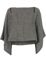 VOZ pull crop Lineas - Noir