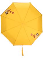 Moschino parapluie compact à motif Teddy Bear - Jaune