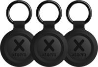 Xtorm TravelTag - Waterdicht IP64 - Zwart - 3 stuks (geschikt voor Apple iOS)