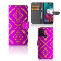 Wallet Case Motorola Moto G10 | G20 | G30 Barok Roze - thumbnail