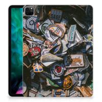 iPad Pro 12.9 (2020) | iPad Pro 12.9 (2021) Tablet Backcover met foto Badges