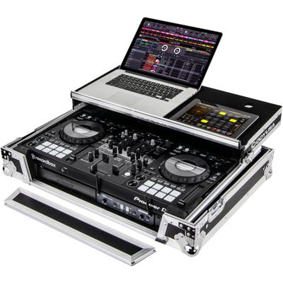 Odyssey FZGSPIDDJ8001 audioapparatuurtas DJ-mixer Hard case Zwart, Roestvrijstaal