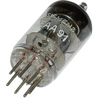 EAA/EB 91 = 6 AL 5 Elektronenbuis Dubbeldiode 420 V 9 mA Aantal polen: 7 Fitting: Miniatuur 1 stuk(s)