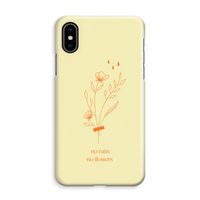 No rain no flowers: iPhone XS Max Volledig Geprint Hoesje - thumbnail