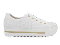 Witte Gabor Veterschoenen Wijdte G