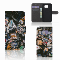 Samsung Galaxy S6 Edge Telefoonhoesje met foto Badges