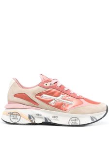 Premiata Moerund satin leather sneakers - Rose