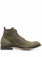 Officine Creative bottes Durga 002 en daim - Vert - thumbnail