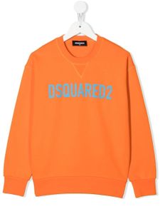 DSQUARED2 KIDS t-shirt à logo imprimé - Orange