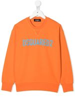 DSQUARED2 KIDS t-shirt à logo imprimé - Orange