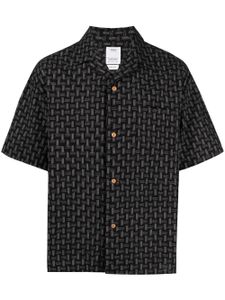 visvim chemise imprimée à manches courtes - Noir