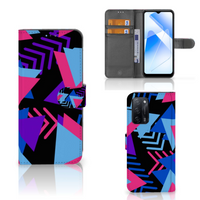 OPPO A16/A16s/A54s Book Case Funky Triangle - thumbnail