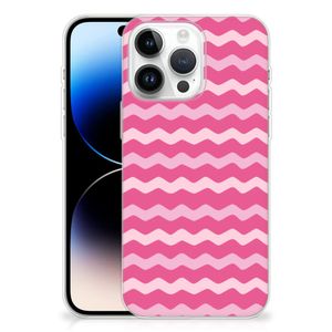 iPhone 14 Pro Max TPU bumper Waves Pink