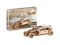 Revell 00612 - Tiny Adventures - Hot Rod - 1:32 Schaal Houten Model Kit - met Pull Back & Go Motor - Lengte 17cm