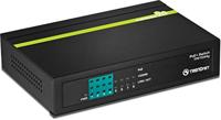 Trendnet GREENnet Switch, TEG-S5g zwart Onbeheerd. 4-PoE/4-PoE+ Ports zwart