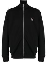 PS Paul Smith sweat zippé à patch zèbre - Noir