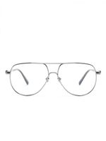 Moncler Eyewear lunettes de vue à monture pilote - Gris