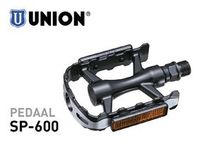 Union Pedaal SP-600 aluminium, zwart, 9/16". hangverpakking - thumbnail