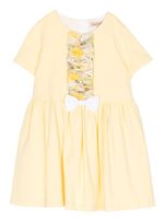 Hucklebones London robe courte à détail de nœud - Jaune