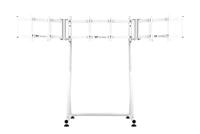 Thermaltake Drievoudige monitorstandaard | Wit