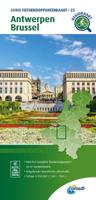 Fietsknooppuntenkaart Antwerpen, Brussel 1:100.000 - Anwb - Paperback (9789018046989)