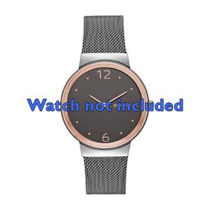 Horlogeband Skagen SKW2382 Mesh/Milanees Grijs 18mm