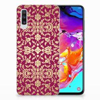 Siliconen Hoesje Samsung Galaxy A70 Barok Pink