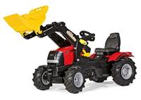 ROLLY TOYS Case International Puma Tractor met voorlader, luchtbanden, rood (142 x 53 x 81 cm) voor kinderen, uniseks speelgoed