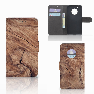 Motorola Moto G5 Plus Book Style Case Tree Trunk