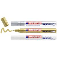 Edding 4-750-3-999 Lakmarker Goud (metallic), Zilver (metallic), Metallic-wit 2 mm, 4 mm - thumbnail