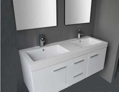 Lambini Designs California badkamermeubel hoogglans wit 130cm