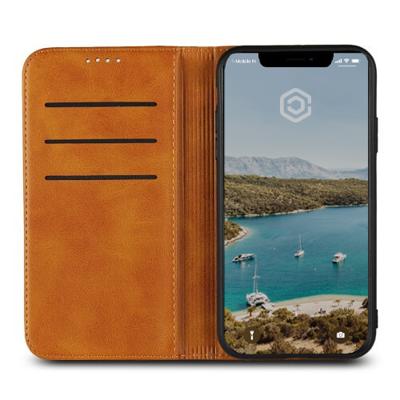 Casecentive Leren Wallet case iPhone XR tan - 8944688062627
