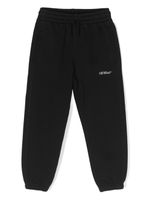 Off-White Kids pantalon de jogging à imprimé Diag - Noir