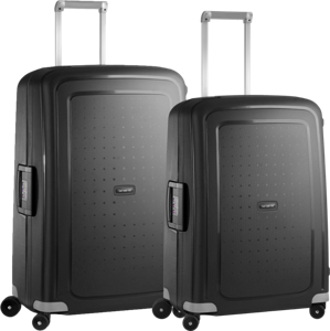 Samsonite S'Cure Spinner 69+75cm Black Kofferset