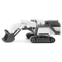 siku 1798, Liebherr R9800 Mining Excavator, 1:87, Metal/Plastic, White, Functional folding shovel