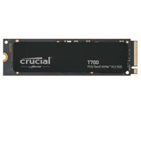 Crucial CT2000T700SSD3 T700 2TB Gen5 NVMe M.2 SSD Tot 12.400 MB/s Directe opslag ingeschakeld CT2000T700SSD3 Gaming Fotografie Videobewerking & Ontwerp Interne Solid State Drive Zwart