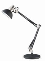 Fischer & Honsel Stoere bureaulamp Pit zwart 98270