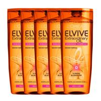 L'Oréal Paris Elvive Extraordinary Oil shampoo - 5 x 250 ml - voordeelverpakking